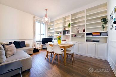 Milano: rifinito appartamento 3 ambienti con canti