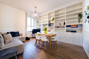 Milano: rifinito appartamento 3 ambienti con canti