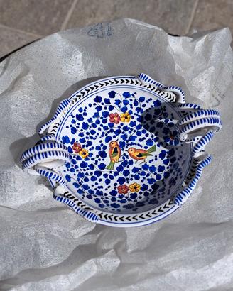 ciotola in ceramica artistica italiana