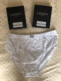 n2 mutande slip uomo nuovi maxi cotone taglia 12
