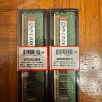 DDR3 - 32GB (16x2) Kingston