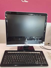 pc msi touch screen con telecamera