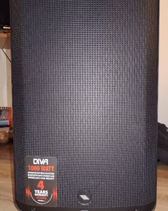 Cassa di Audio Diva 1000 W. Senza utilizzo.