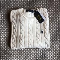pullover ralph lauren bianco