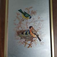 quadro coppia uccelli 