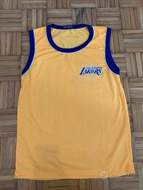Canotta Basket Los Angeles Lakers Gialla