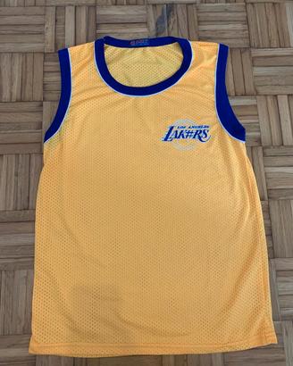 Canotta Basket Los Angeles Lakers Gialla