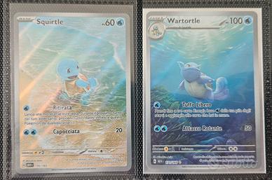 Pokemon 151 - Squirtle e Wartortle ITA