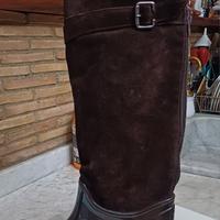 Stivali invernali scamosciati