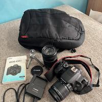 Canon EOS 650D kit completo + 2 obiettivi