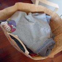 borsa grande vestiti bimba 11/12 anni + giubbino