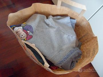 borsa grande vestiti bimba 11/12 anni + giubbino