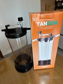 Portafiltro tandem e filtro inox Tenco