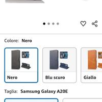 Cover a libro Samsung Galaxy a20e 