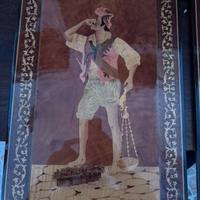 N.2 quadri intarsio ligneo