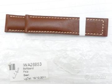 Tag Heuer cinturino in pelle marrone originale