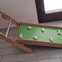 Scivolo legno montessori