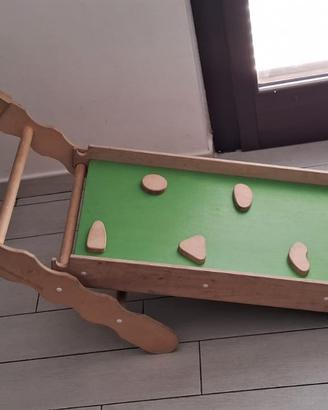 Scivolo legno montessori