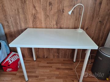 Scrivania Ikea LINNMON ADILS bianca