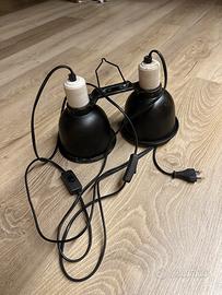 Lampada doppia per rettili