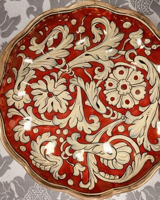 Piatto ceramica Deruta 
