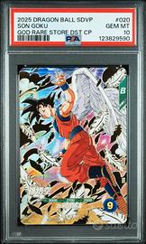 PSA 10 SON GOKU SDVP 020 DRAGON BALL SUPER DIVERS