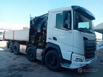 Daf XF 530 8x2 con Gru EFFER 525 e Ribaltabile