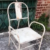 sedia poltrona da barbiere dentista vintage epoca 