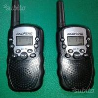 Coppia di radiotrasmittente baofeng uhf