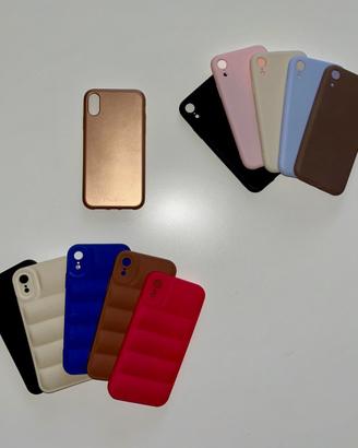 Cover iphone XR di diversi colori