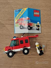 auto pompieri lego anni 80 mod 6643 completa