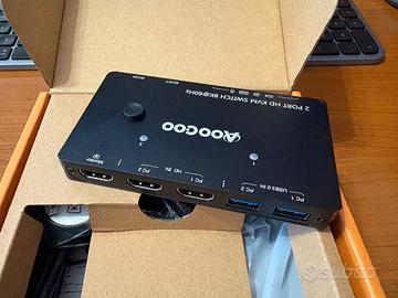Switch KVM 2 Computer USB 3.0 HDMI 4K@120Hz