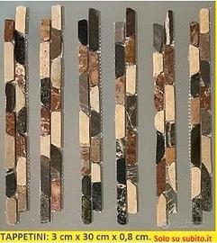 Ciottoli di fiume, TAPPETINI con tessere a due ...