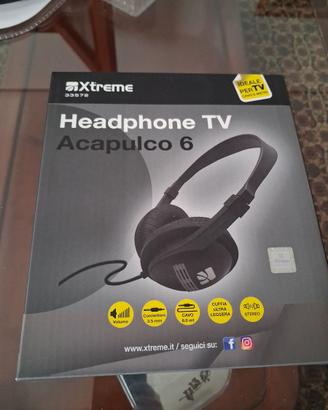 Cuffie TV con cavo Xtreme