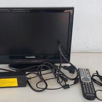 TV LCD 15" con DVD e decoder esterno