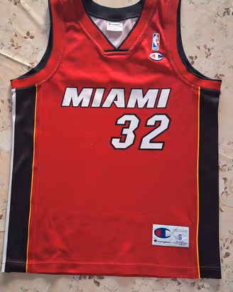 Canotta Nba Shaquille O'Neal 32 Miami  Champion