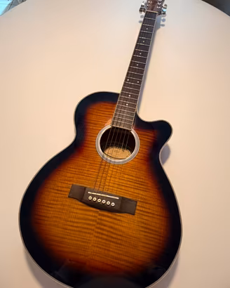 Chitarra elettroacustica Maxine cutaway sunburst