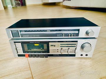 Pioneer piastra a cassette e tuner