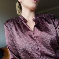 Blusa Cerruti 1881 bordeaux - Fantasia pitonata