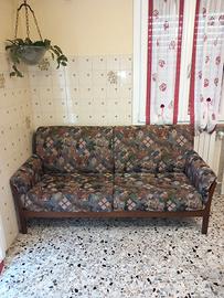 DIVANO 3 POSTI IN LEGNO