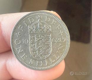 Moneta One Shilling 1962 - Regina Elisabetta II