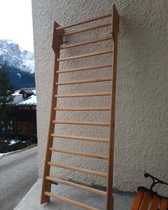 Spalliera Svedese, Professionale in faggio, 250x90