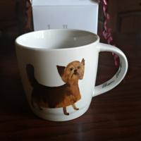 tazza con cane,nuova 