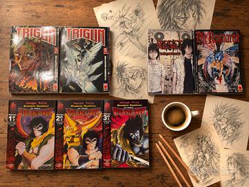 Lotto manga: Trigun, Violence Jack, Reset e Die Ra