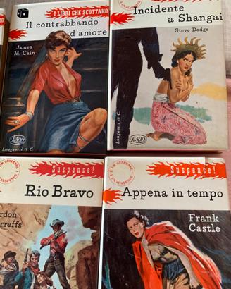 Collana  libri gialli /noir “Suspense!” Longanesi