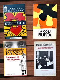 Lotto 4 romanzi italiani contemporanei