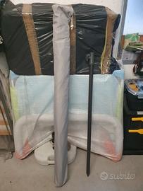 ombrellone rettangolare 2x1.25 m