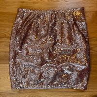 Gonna Esmara con paillettes rosa