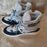 Hogan Sneakers in camoscio, pelle e tessuto n.35.5