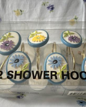 12 ganci per tenda doccia